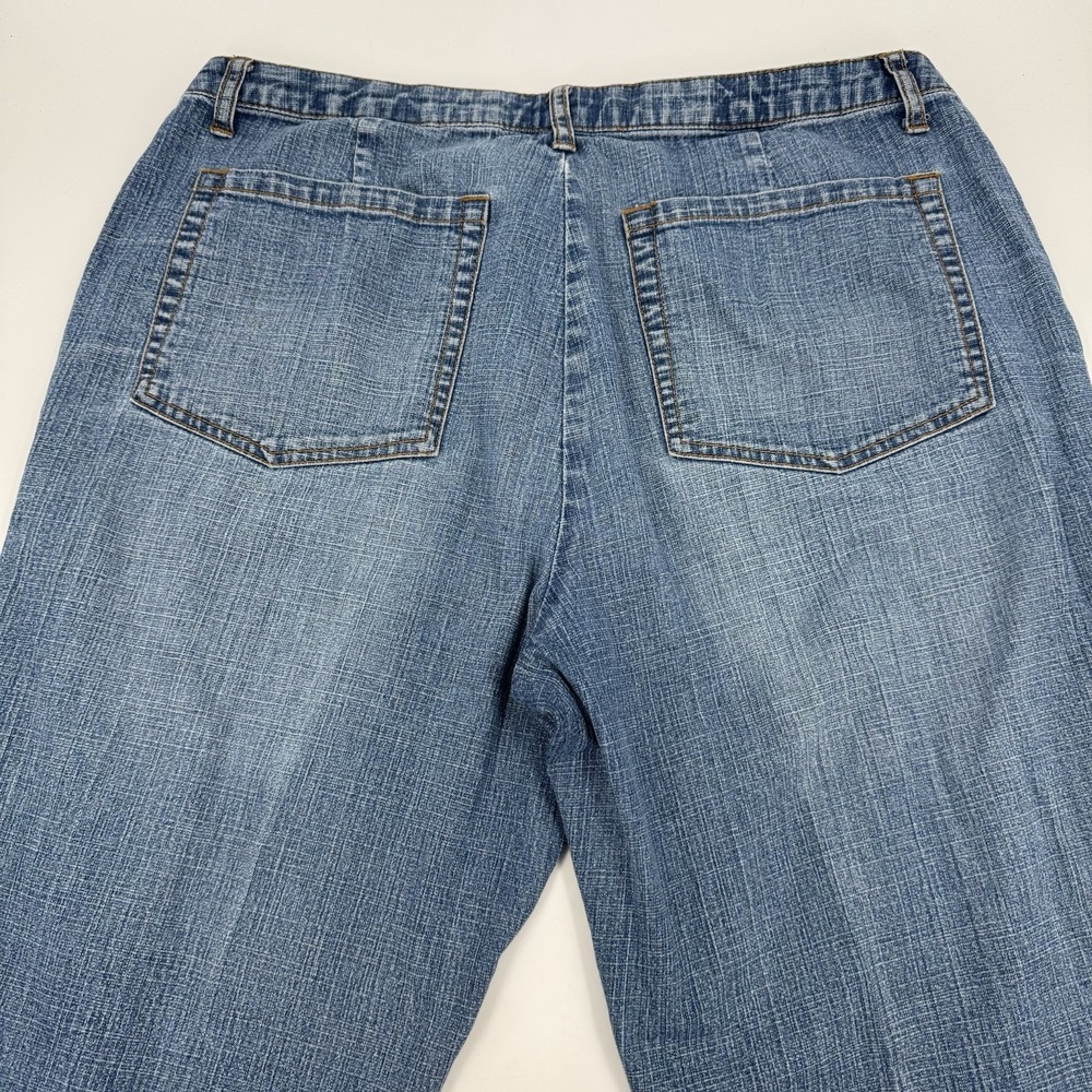 Coldwater Creek Capri Women's size 12 Medium Wash Blue Denim jeans - Picture 15 of 16